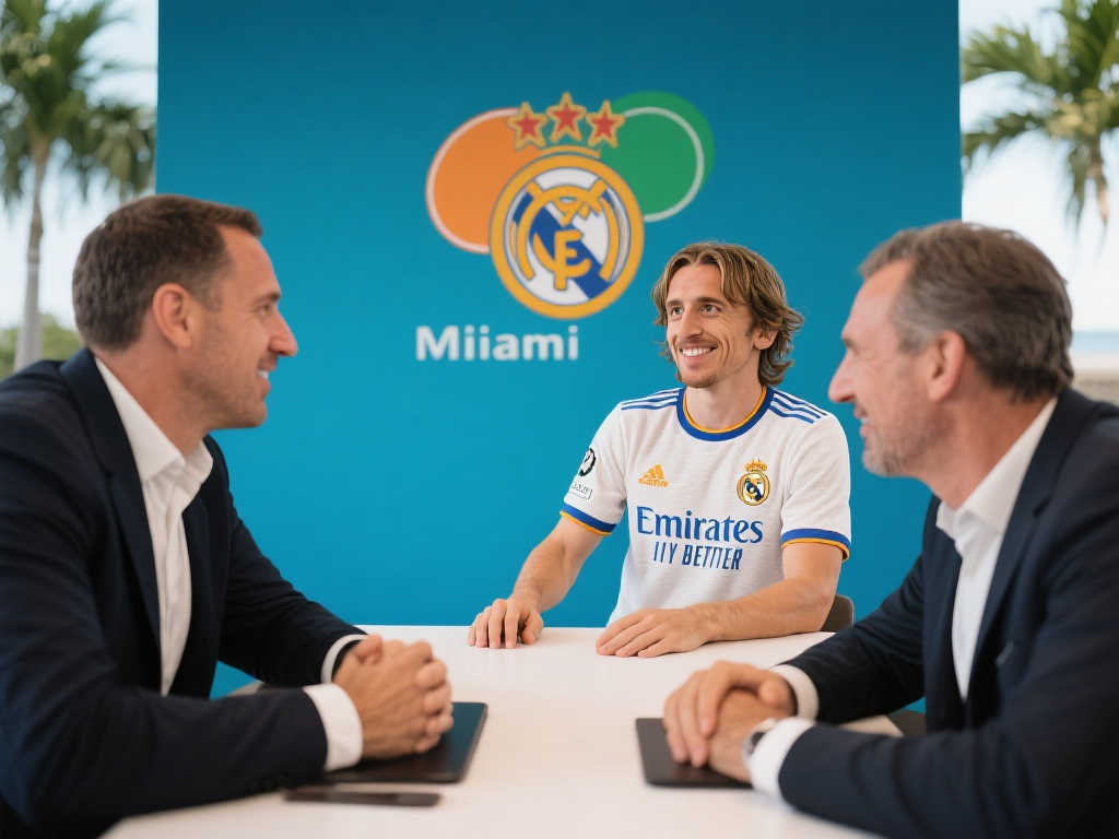 巨星聚首!贝克汉姆与莫德里奇会面,迈阿密或迎新援明年加盟