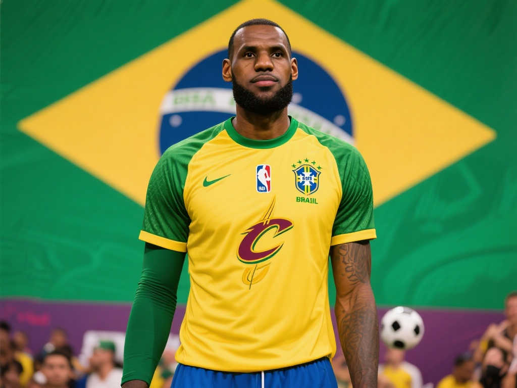 NBA球星身披世界杯纪念战袍,弘扬竞技精神